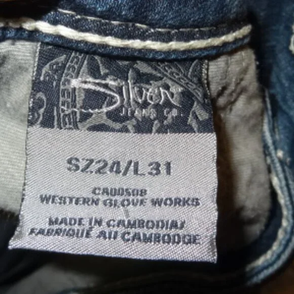 Silver Jeans Co Suki Blue Jeans - Picture 8 of 9